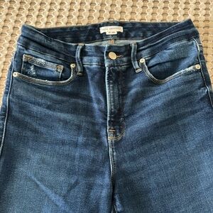 good American high-rise, skinny jeans. Size 28/6
